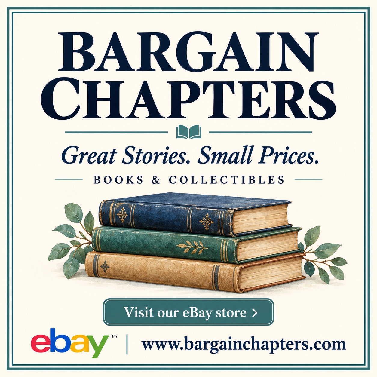 Bargain Chapters — Great Stories, Small Prices. Visit our eBay store.
